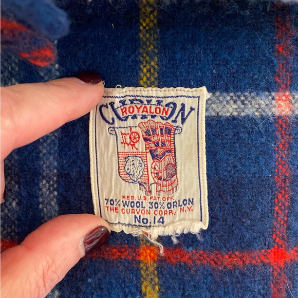 Vintage Curvon Royalon Scarf/Wrap - Picture 3 of 3